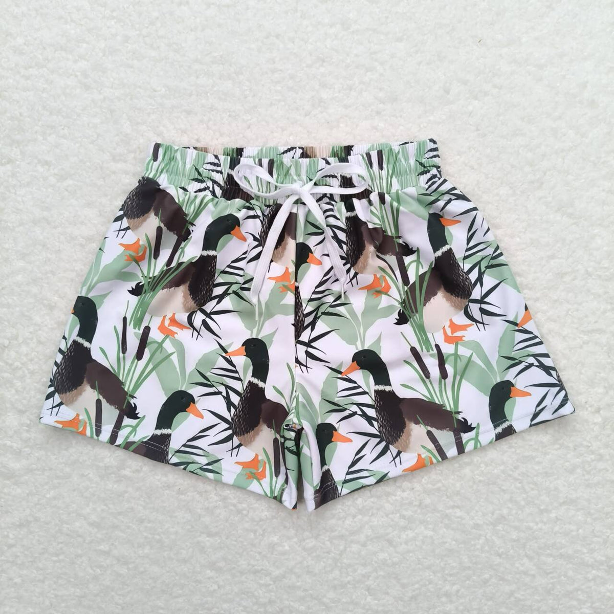 Sibling Baby Boys Hunting Ducks Trunks Shorts Bottom