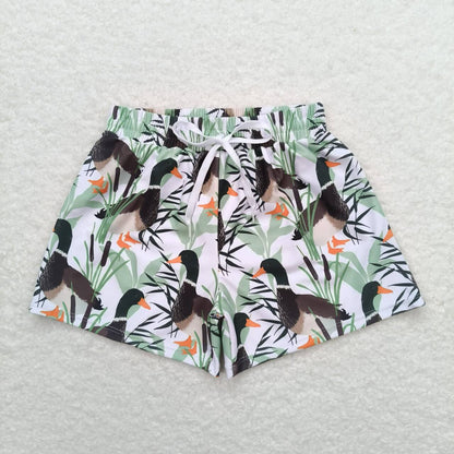 Sibling Baby Boys Hunting Ducks Trunks Shorts Bottom