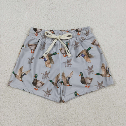 Sibling Baby Boys Hunting Ducks Trunks Shorts Bottom