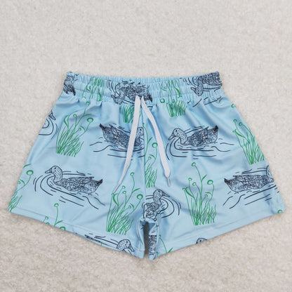Sibling Baby Boys Hunting Ducks Trunks Shorts Bottom