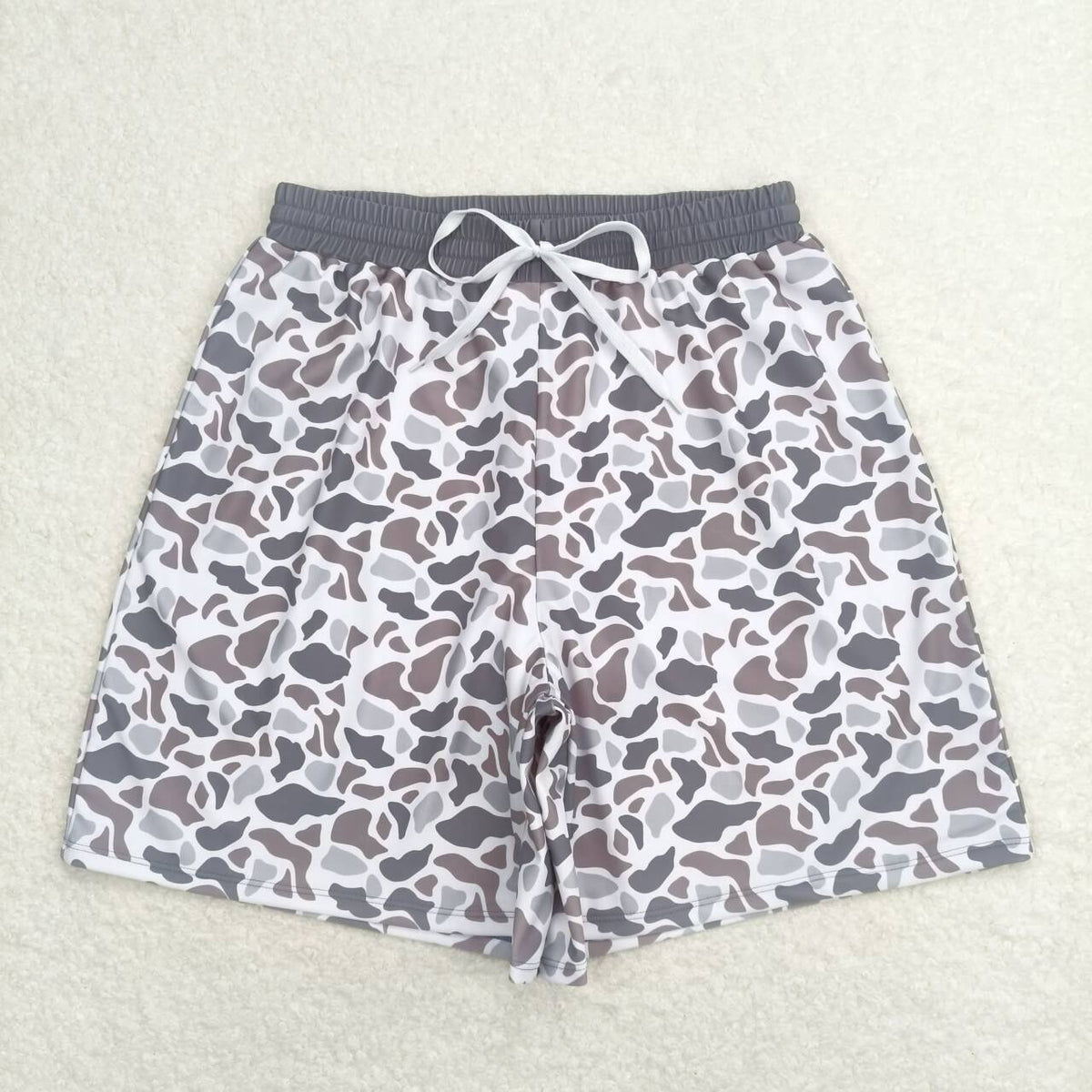 Adult Men light grey camouflage Trunks Swimsuits S0403