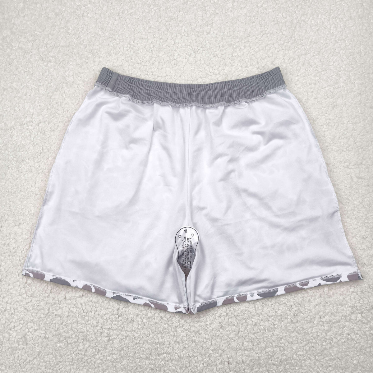 Family Adult Baby Kids Southern Light Grey Camo Beach Wear Trunks Swimsuits