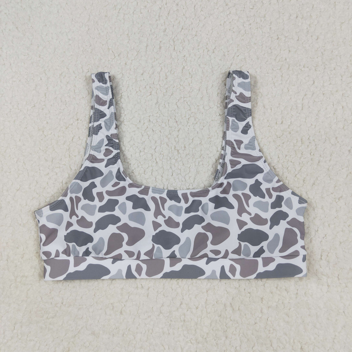 Family Adult Baby Kids Southern Light Grey Camo Beach Wear Trunks Swimsuits