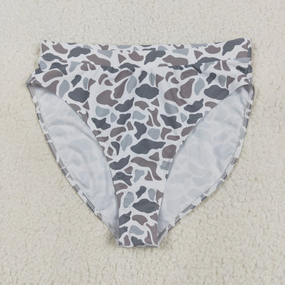 Family Adult Baby Kids Southern Light Grey Camo Beach Wear Trunks Swimsuits