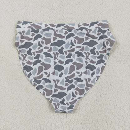 Family Adult Baby Kids Southern Light Grey Camo Beach Wear Trunks Swimsuits