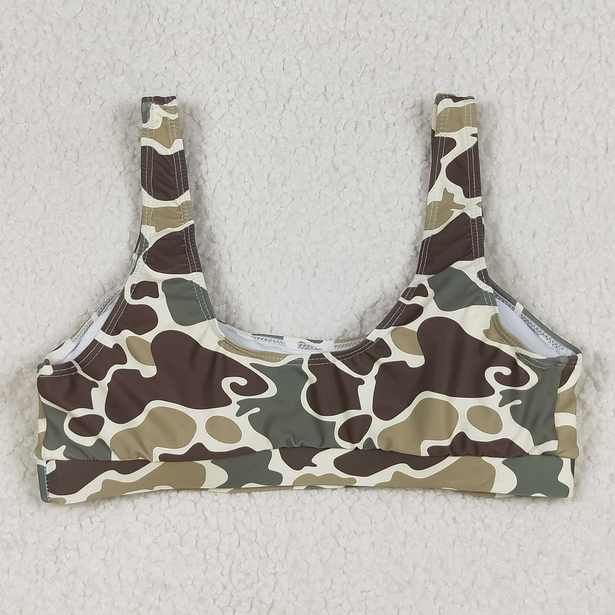 Sibling Adult Women Western Camouflage Top Bummies 2pcs Bikini Swimsuits Sets