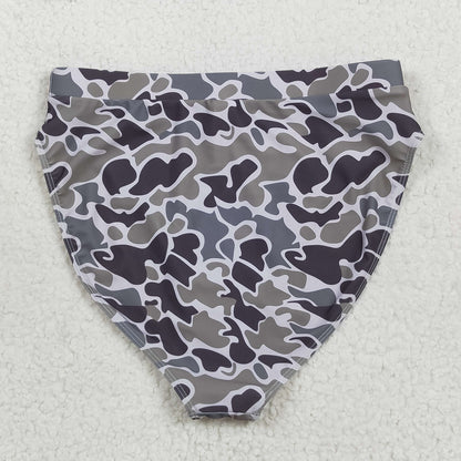 Sibling Adult Women Western Camouflage Top Bummies 2pcs Bikini Swimsuits Sets