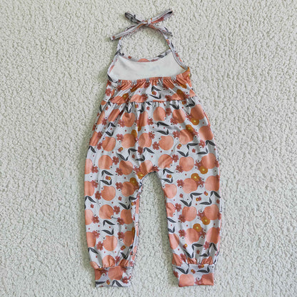Sibling Baby Girls western Halter Pants Jumpsuits