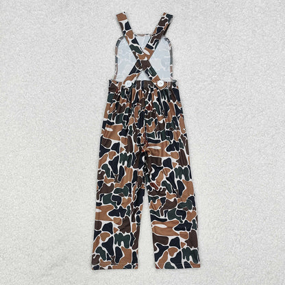 Brown Camouflage Straps Boys Jumpsuits Rompers SR1988