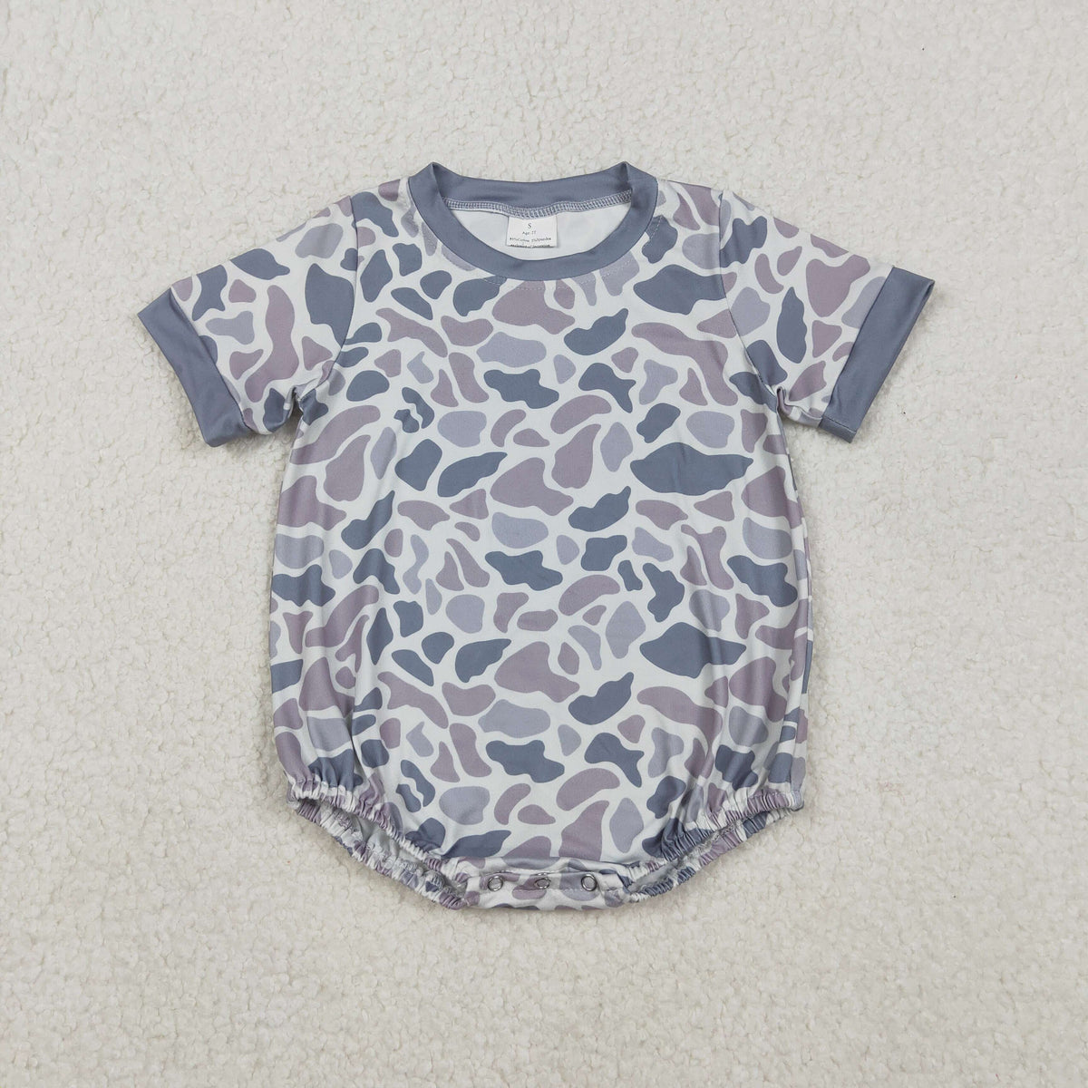 Sibling Baby Boys Short Sleeves Southern Camo Rompers
