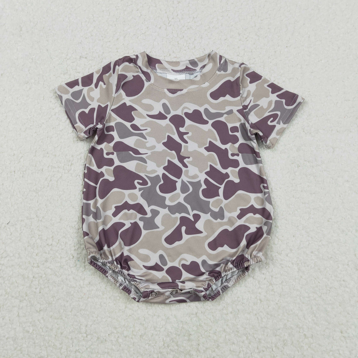 Sibling Baby Boys Short Sleeves Southern Camo Rompers