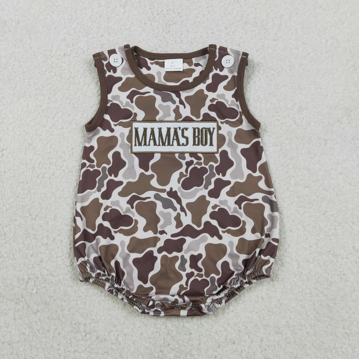 Sibling Embroidery Mama's & Daddy's Boys & Girls Southern Camo Rompers