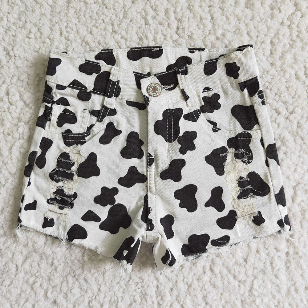 Sibling Baby Girls Denim Shorts Bottom