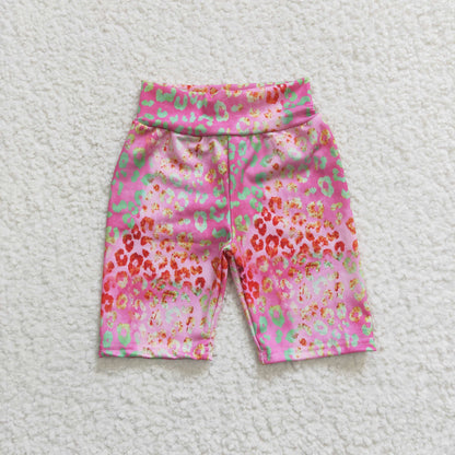 Sibling Baby Kids Girls Biking Butterfly Leopard Summer Shorts