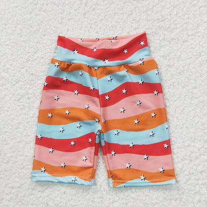 Sibling Baby Kids Girls Biking Butterfly Leopard Summer Shorts