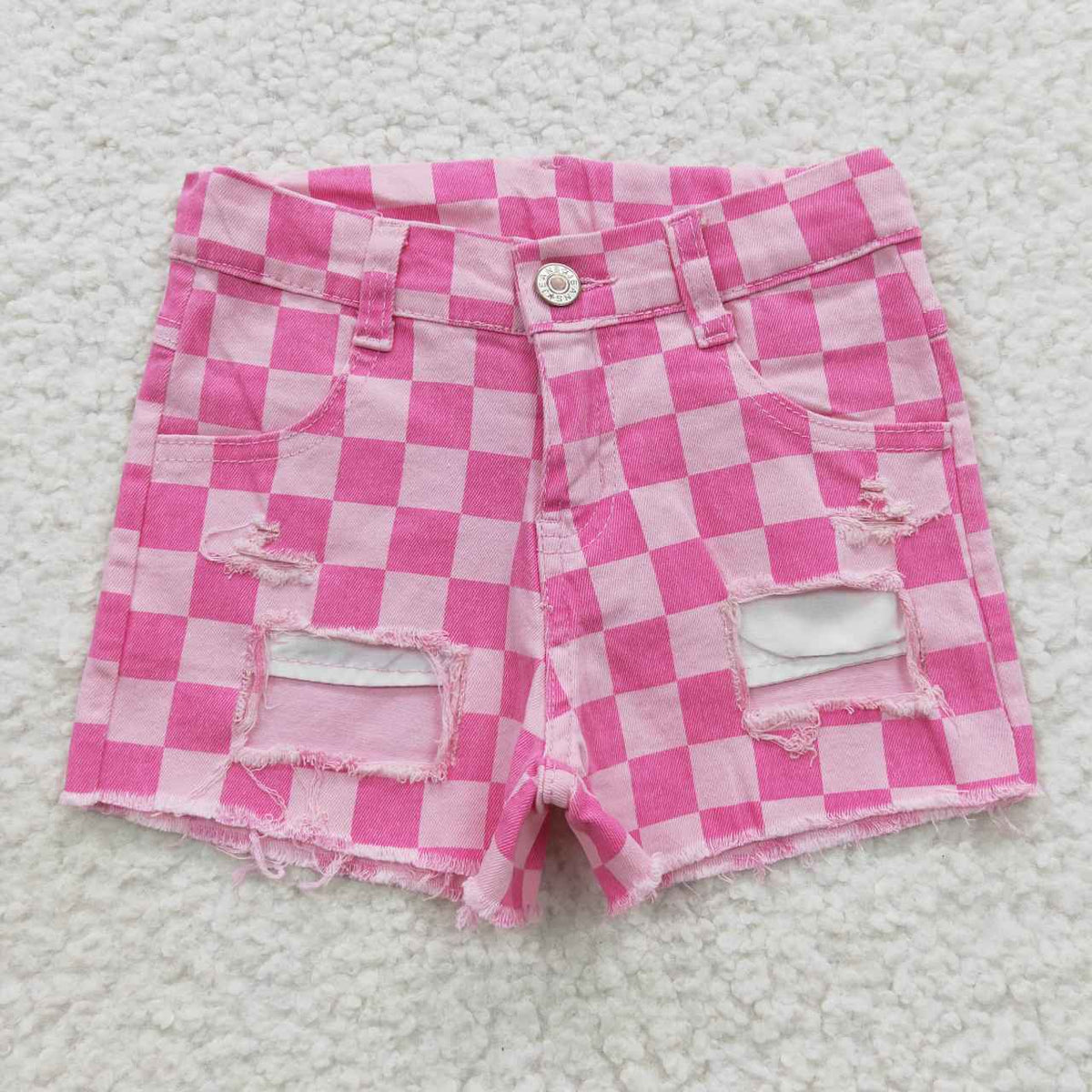 Sibling Baby Girls Denim Shorts Bottom