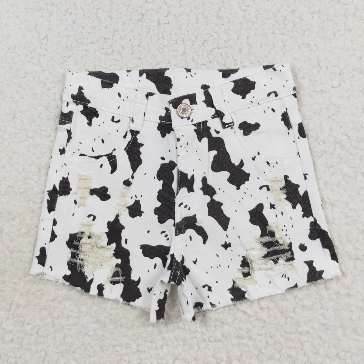 Sibling Baby Girls Denim Shorts Bottom