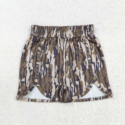 Sibling Baby Boys Girls Southern Camo Button Shorts Clothes Set Pullovers Pants Shorts