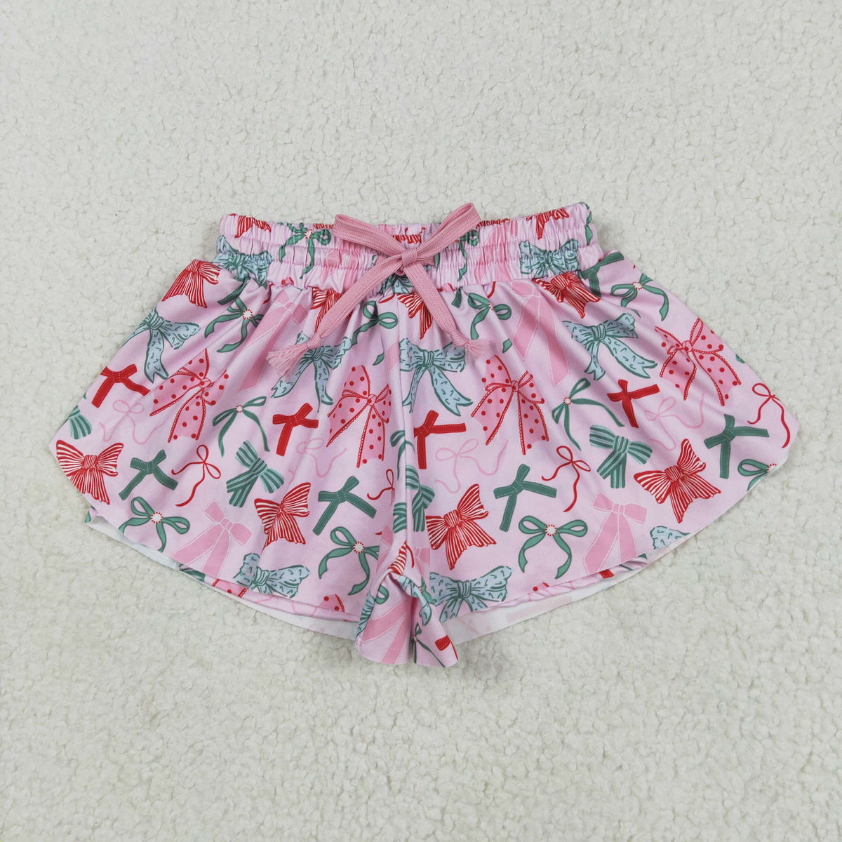 Sibling Baby Girls Colorful Bows Leopard Skorts Ruffle Summer Shorts Bottoms
