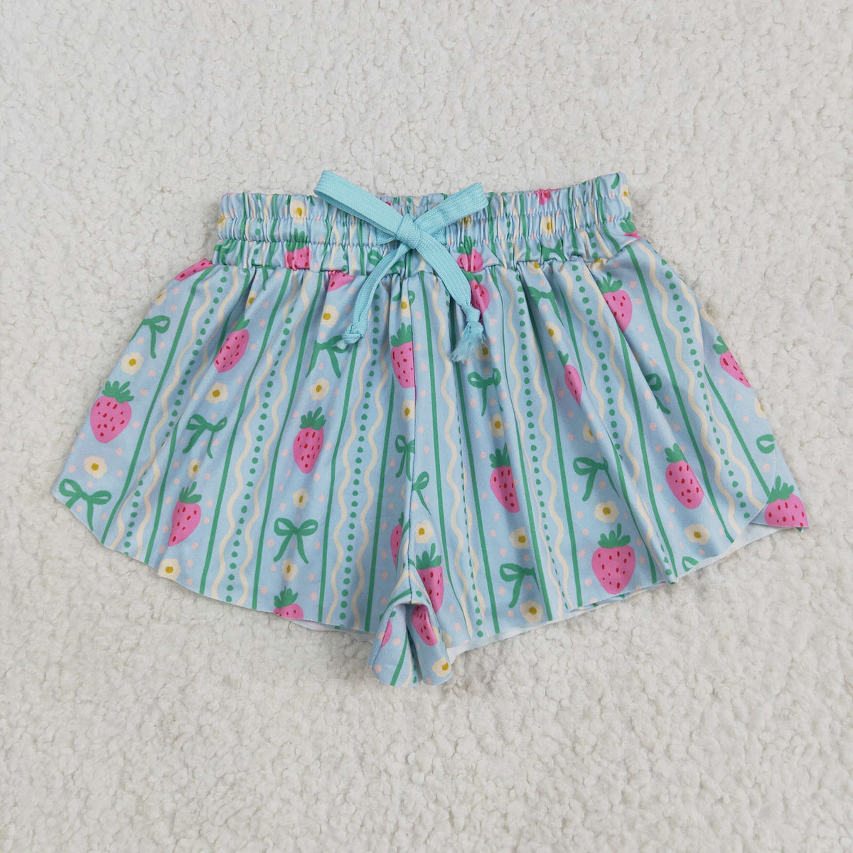 Sibling Baby Girls Colorful Bows Leopard Skorts Ruffle Summer Shorts Bottoms