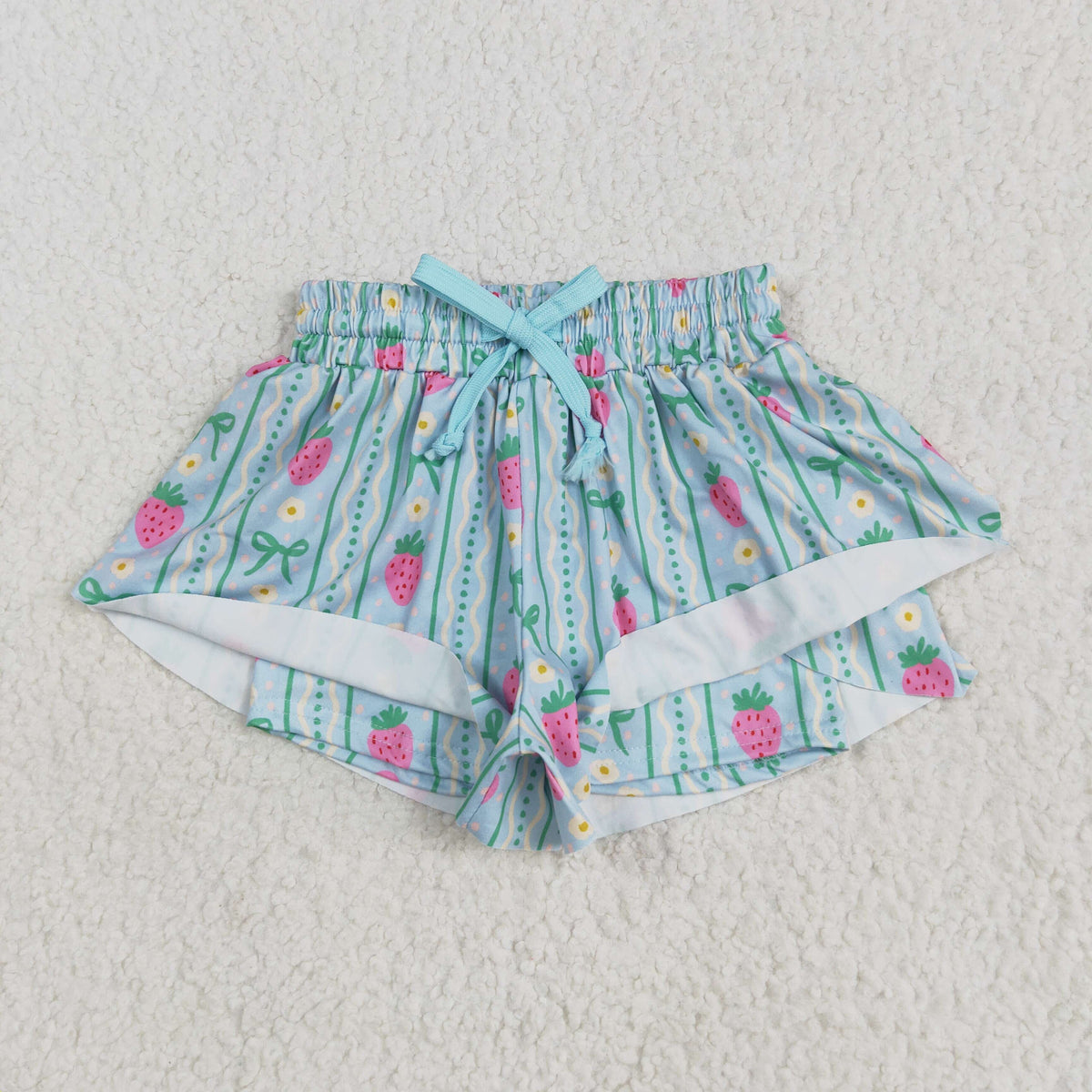 Sibling Baby Girls Colorful Bows Leopard Skorts Ruffle Summer Shorts Bottoms