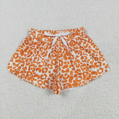 Sibling Baby Girls Colorful Bows Leopard Skorts Ruffle Summer Shorts Bottoms
