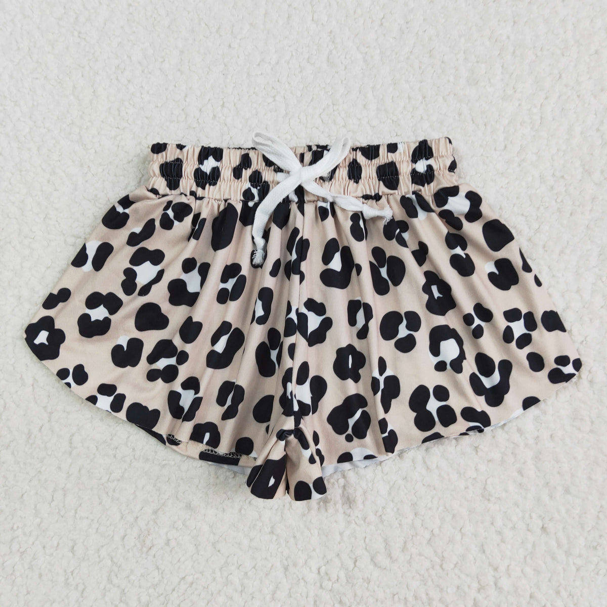 Sibling Baby Girls Colorful Bows Leopard Skorts Ruffle Summer Shorts Bottoms
