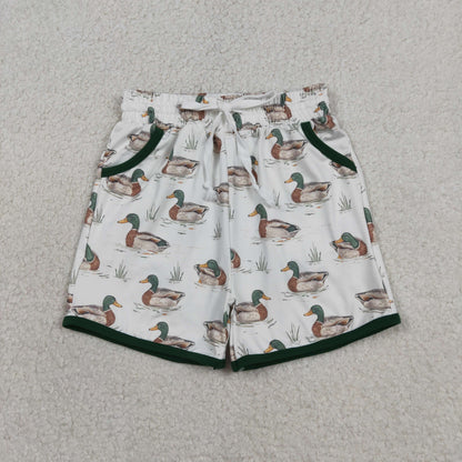 Sibling Baby Boys Southern Camo Ducks Hunting Pockets Shorts Bottom