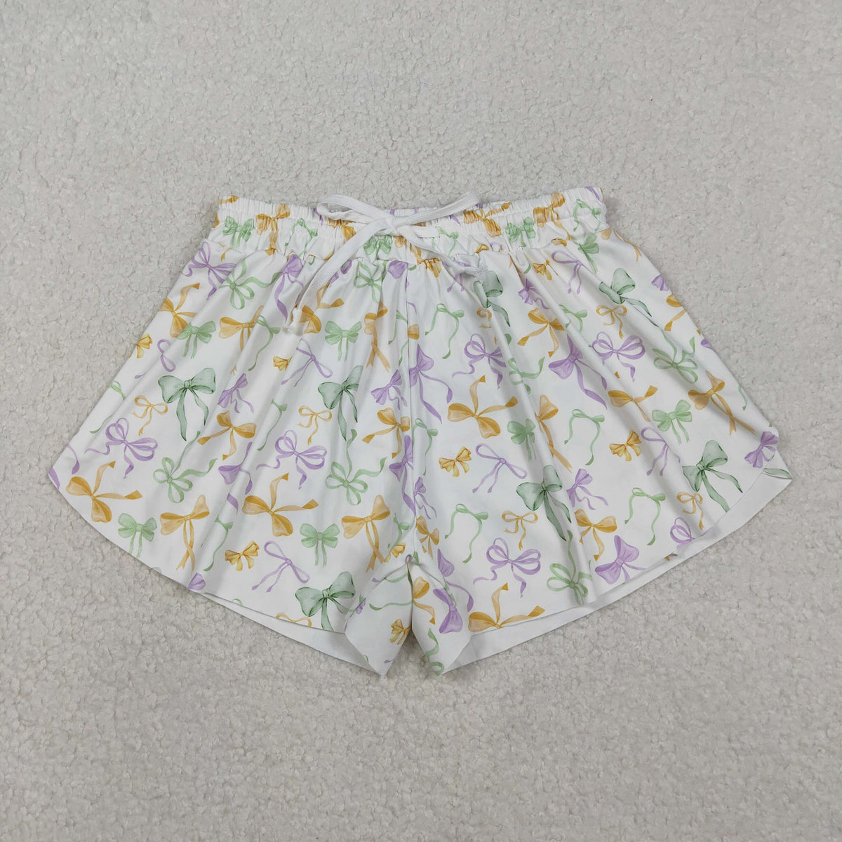 Mama and Me Mardigras Donuts Stripe Yoga Active Shorts Bottoms