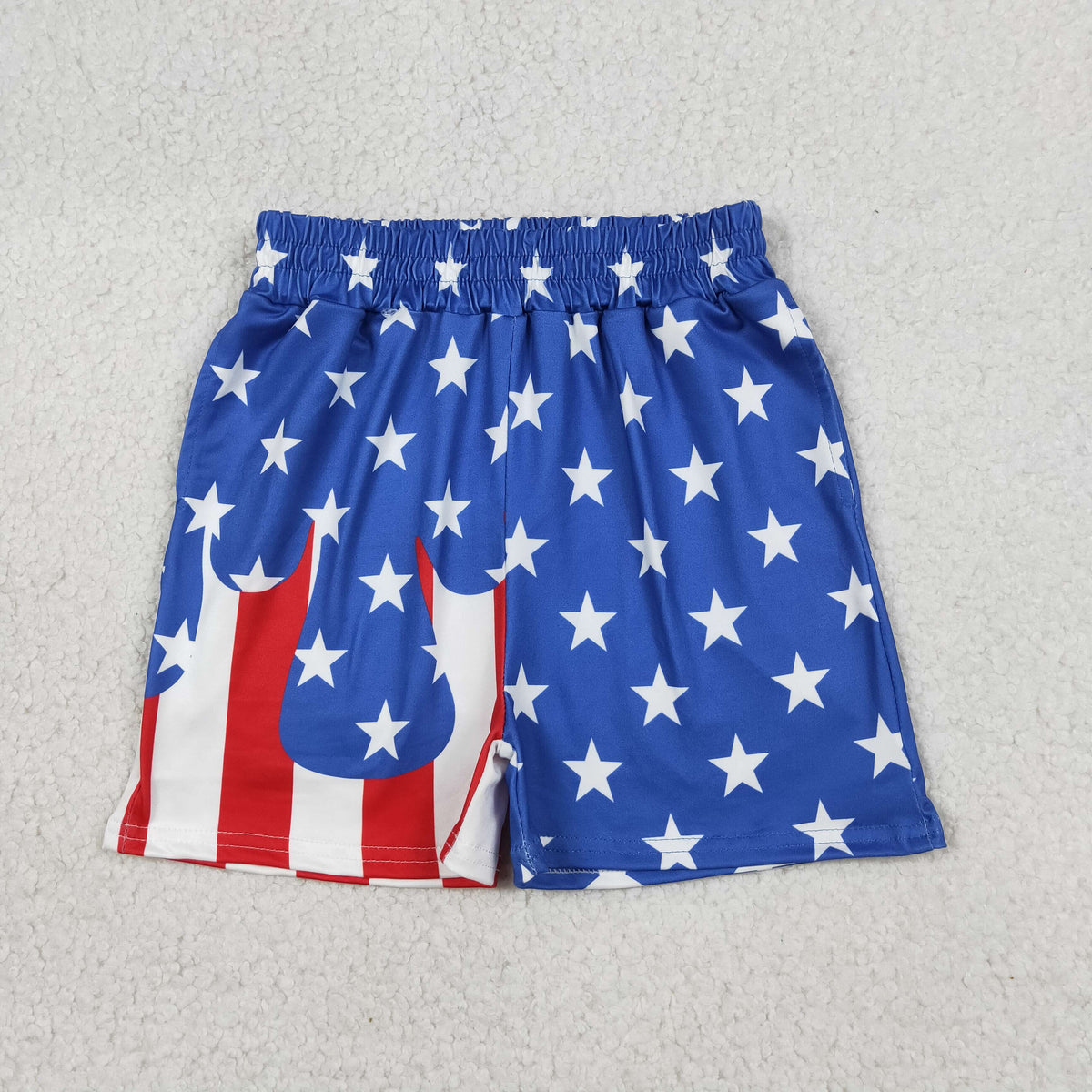 Sibling Baby Kids Stars Stripe Top Shorts 4th of July Clothes Set Yoga Short Knee Length Dress