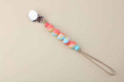 Pacifier Clip // Orange Dream