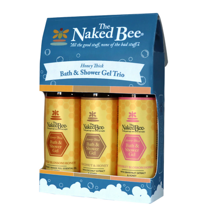 Honey-Thick Bath & Shower Gel Trio - Cajun Cuties & Co