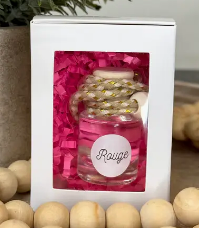 Rouge Car Diffuser – Warm Amber & Saffron Luxury Scent Inspired by Baccarat Rouge