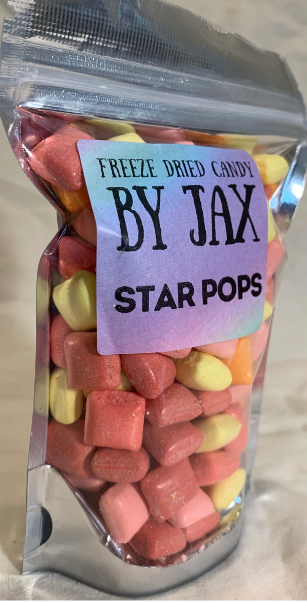 Freeze-Dried Star Pop Candy – Bursting with Fruit Flavor & Satisfying Crunch