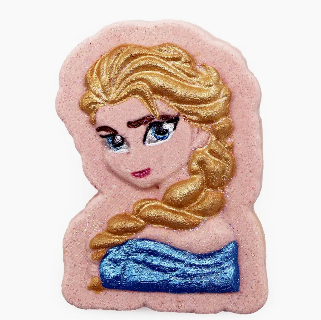 Elsa Bath Bomb for Kids – Sparkly Blue, Snow Fairy or Black Raspberry Vanilla