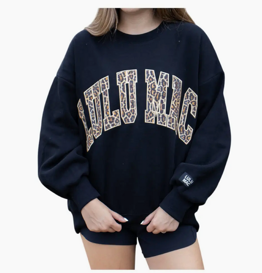 Lulu Mac Black Leopard