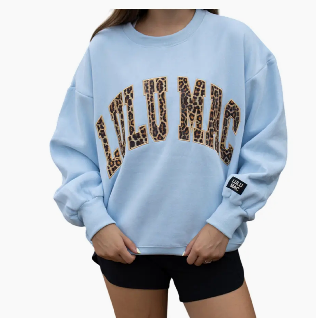 LULU Mac Light Blue Leopard