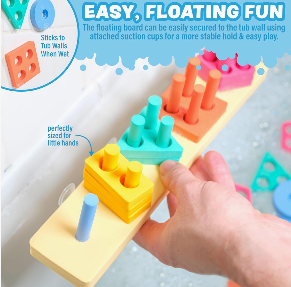Tub Works® SPLASH, STACK & SORT Bath Toy