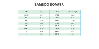 Pink character bamboo romper