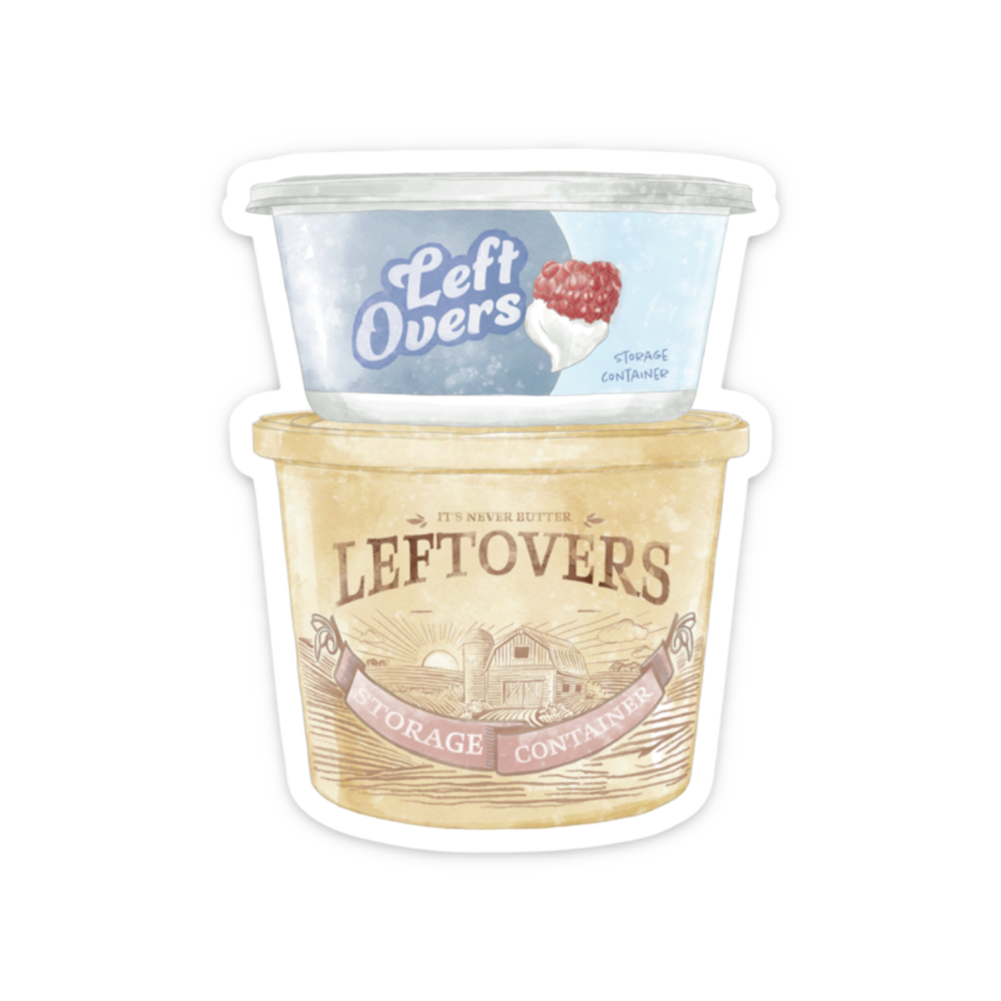 Leftovers Die Cut Stickers