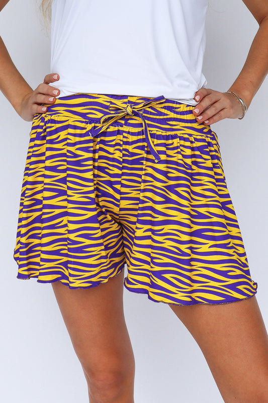 Women's Butterfly Shorts - Tiger Stripe