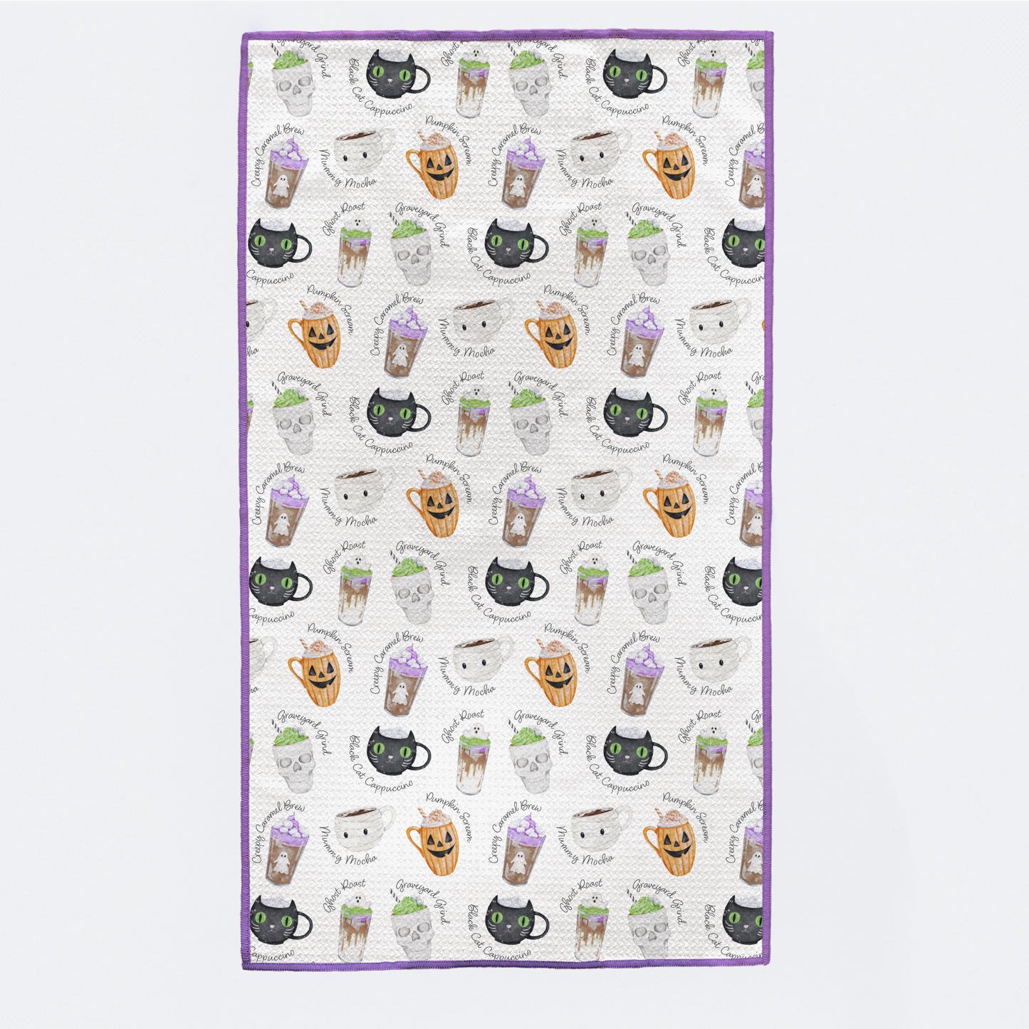 Freshly Boo'd Coffee Halloween Kitchen Towel