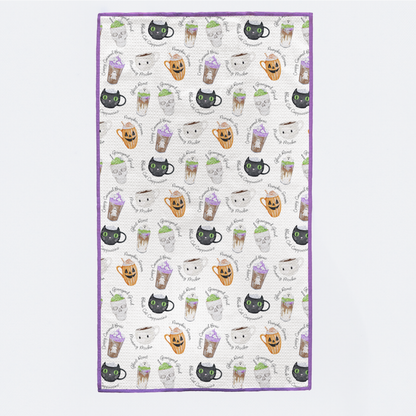 Freshly Boo'd Coffee Halloween Kitchen Towel