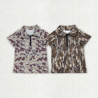Sibling Baby Girls Southern Camo Zip Pullovers Tops