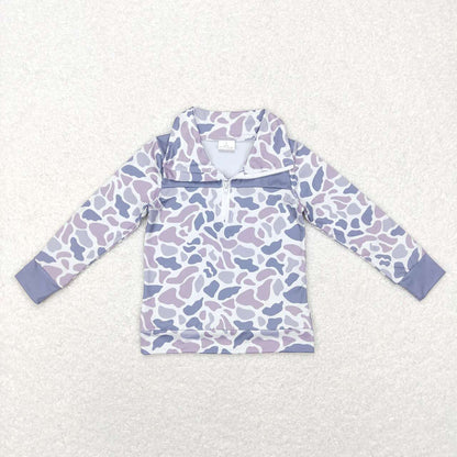 Baby Boys Light Grey Camo Zip Pullovers Short Leggings Zip Rompers