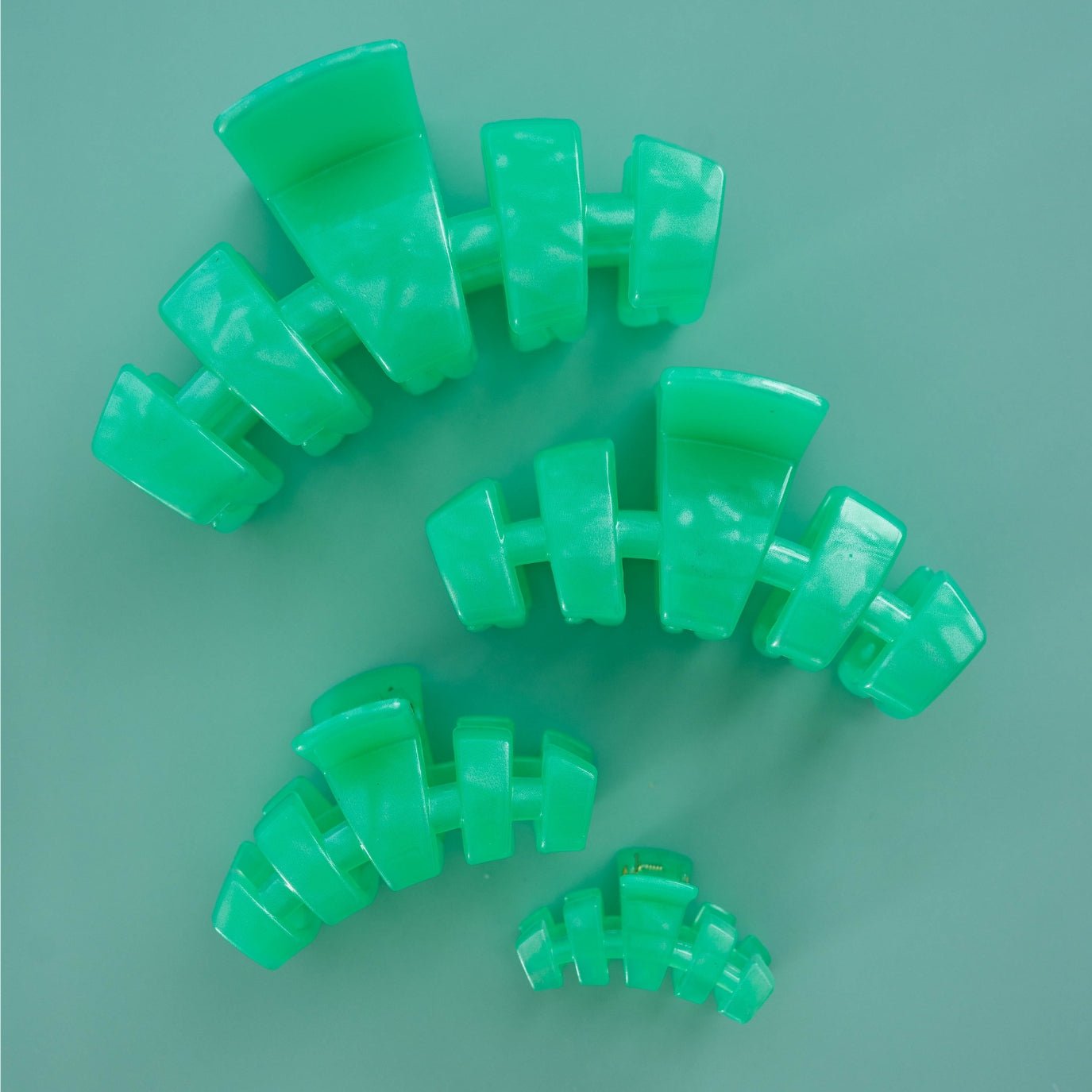 Classic Spring Splash Tiny Claw Clip