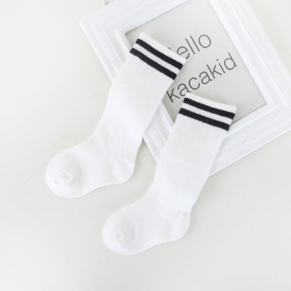 Stripe knee high socks