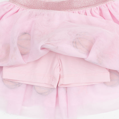 Basketball Pink - Tutu Skirt with Bike Shorts
