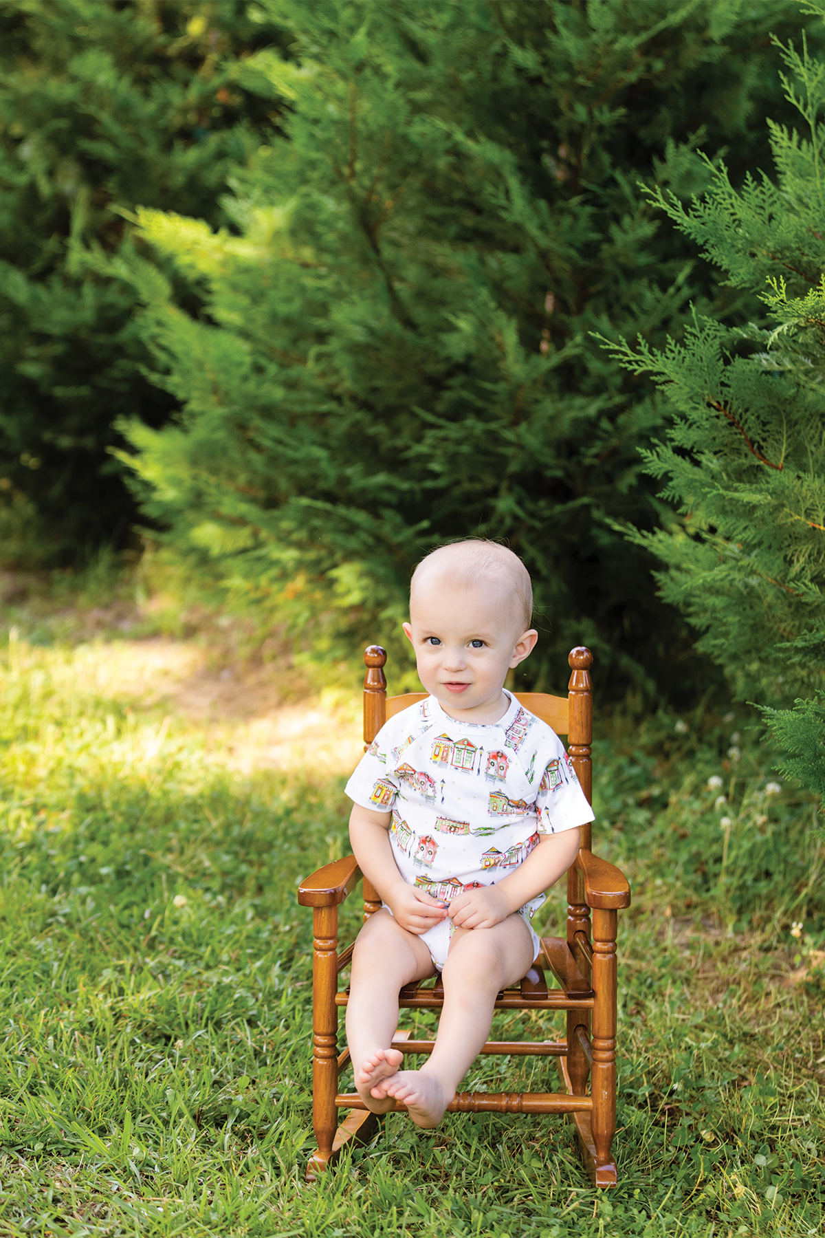 Bayou Wonderland Organic Cotton Christmas Onesie
