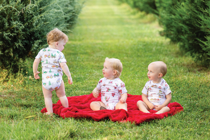 Bayou Wonderland Organic Cotton Christmas Onesie